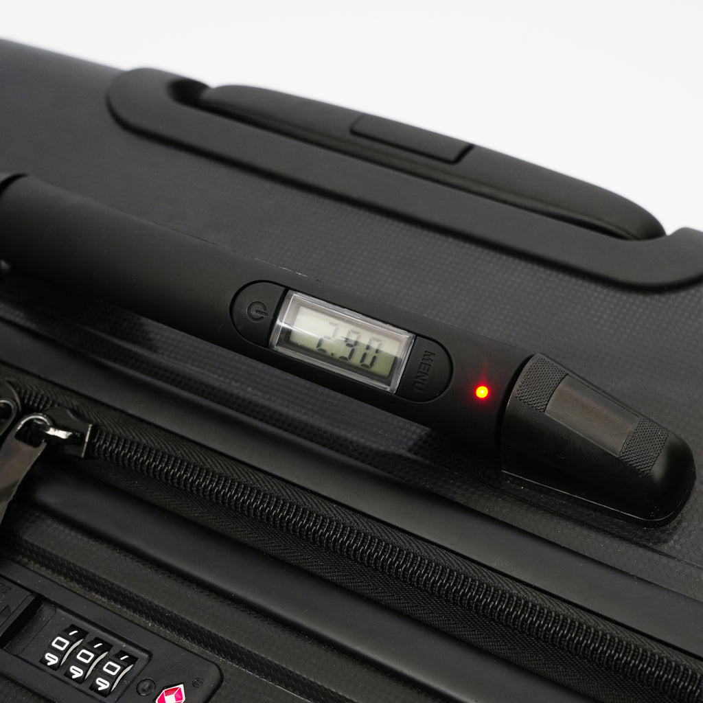 3-Piece Luggage Set with integrated luggage scale and USB port